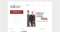 Desktop Screenshot of ideaf.org
